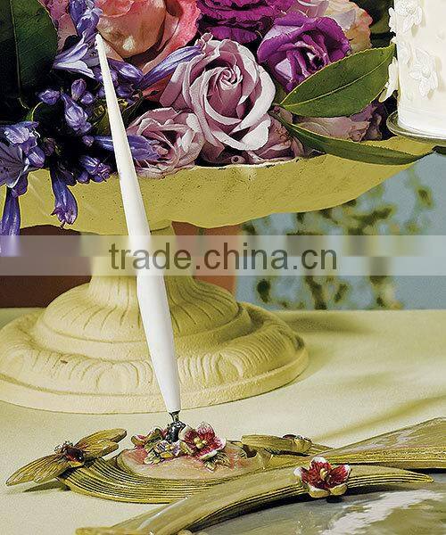 dragonfly decorative stainless steel cake server cake knife wedding cake accessory