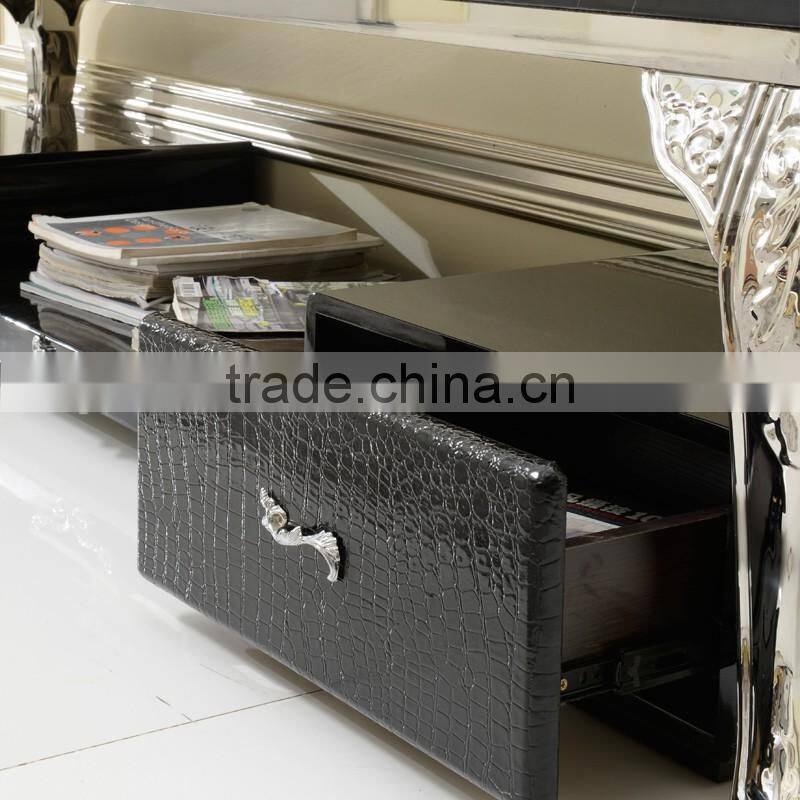 2016 new design cheap marble TV stand for living room furniture E102