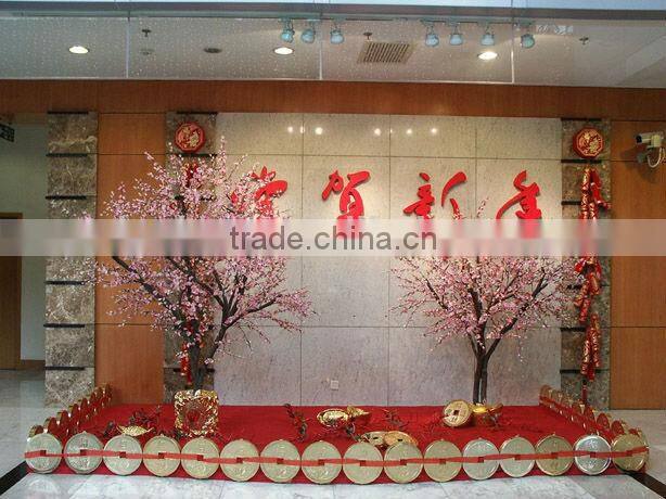 Artificial big peach blossom tree