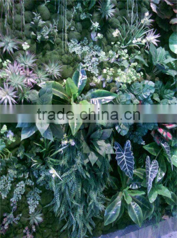Artificial Primeval Jungle plant wall (special offer/bargain price:/2014 High Quality Factory pricer )