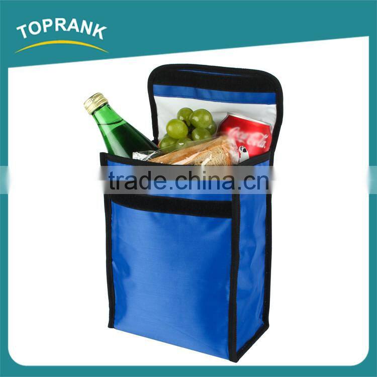 Cheap wholesale custom color 420D tote insulated lunch cooler bag