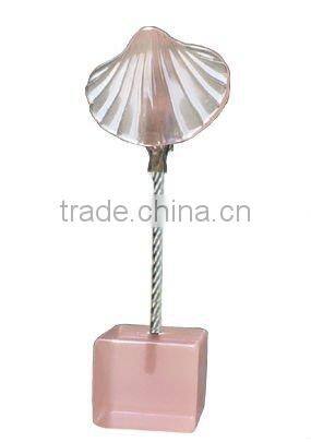 MINI PHOTO CLIP HOLDER Silver Shell/Decor Card Holder