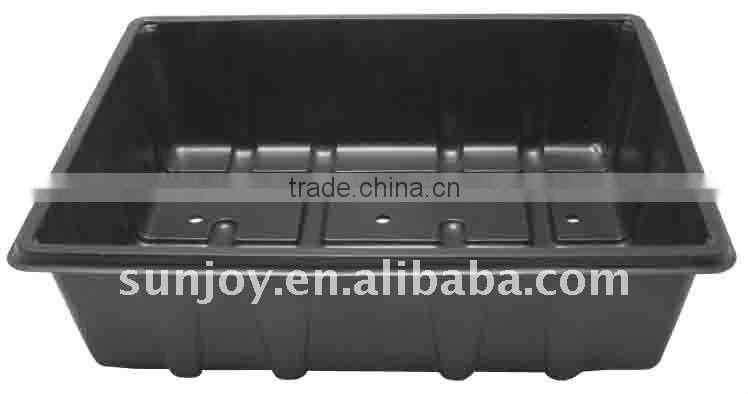 plastic half seed tray with holes