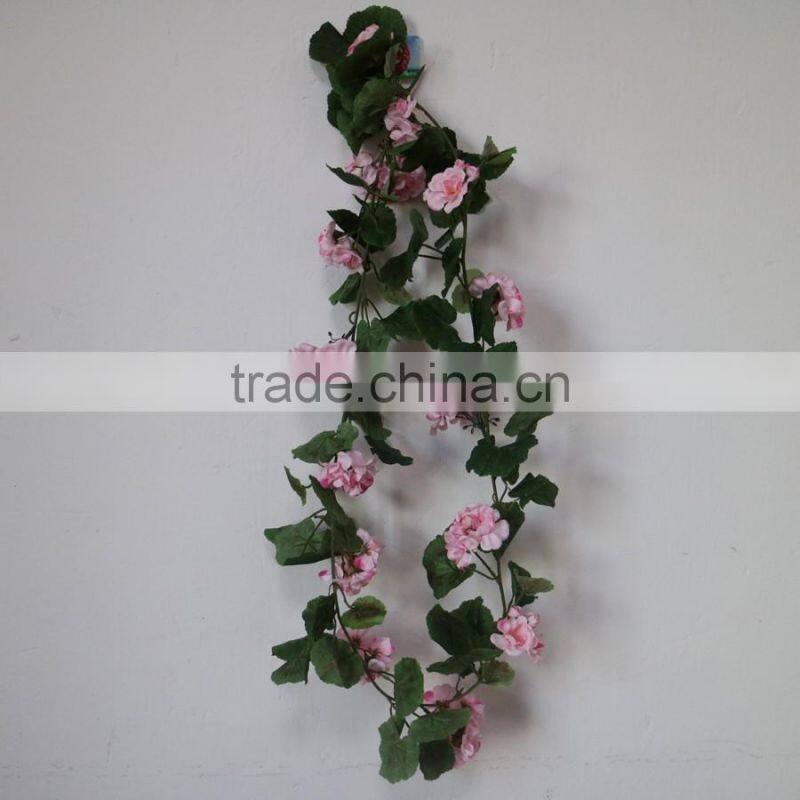 Artificial begonia flower garland silk begonia garland