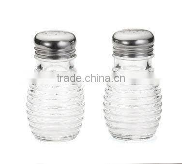35ml slender spices pack bottle glass with holes lid