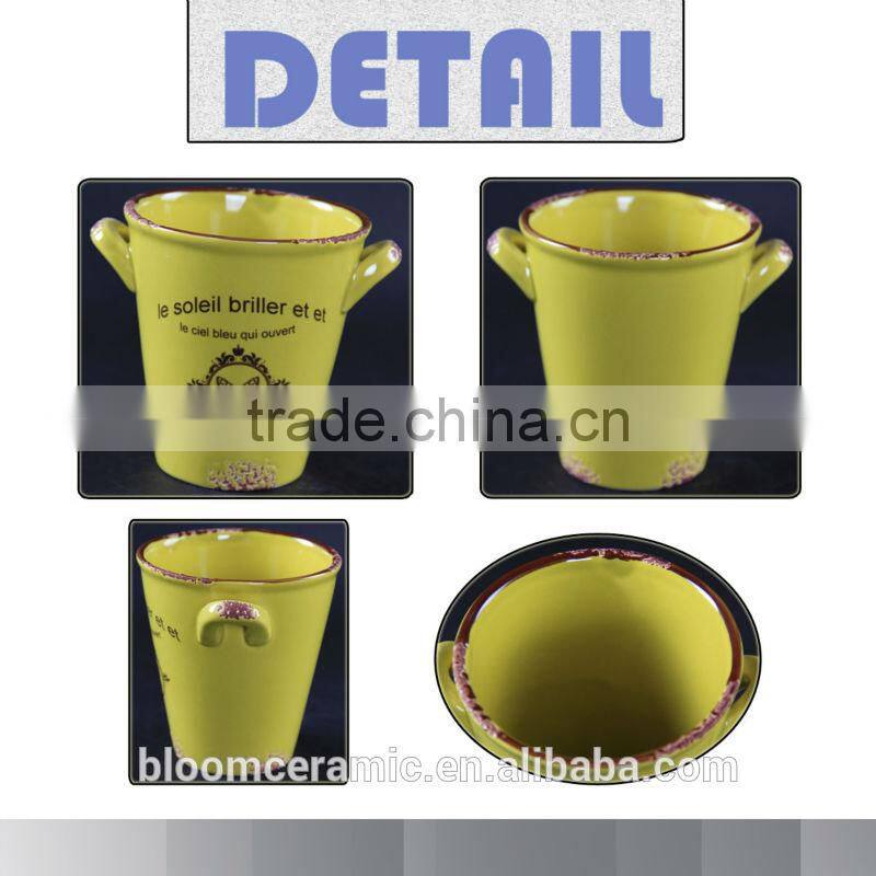 Hot sale!ceramic plant pot,garden plant pot