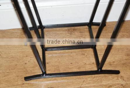 Wood burner stove log holder