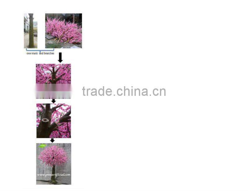 GNW BTR009 Artificial White tree for wedding decoration garden landscaping