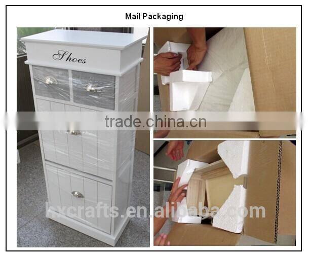 3-Tier 2-Door Shoe Storage Cabinet