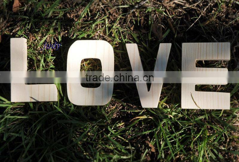 Decorative small wooden craft alphabet letters Wholesale