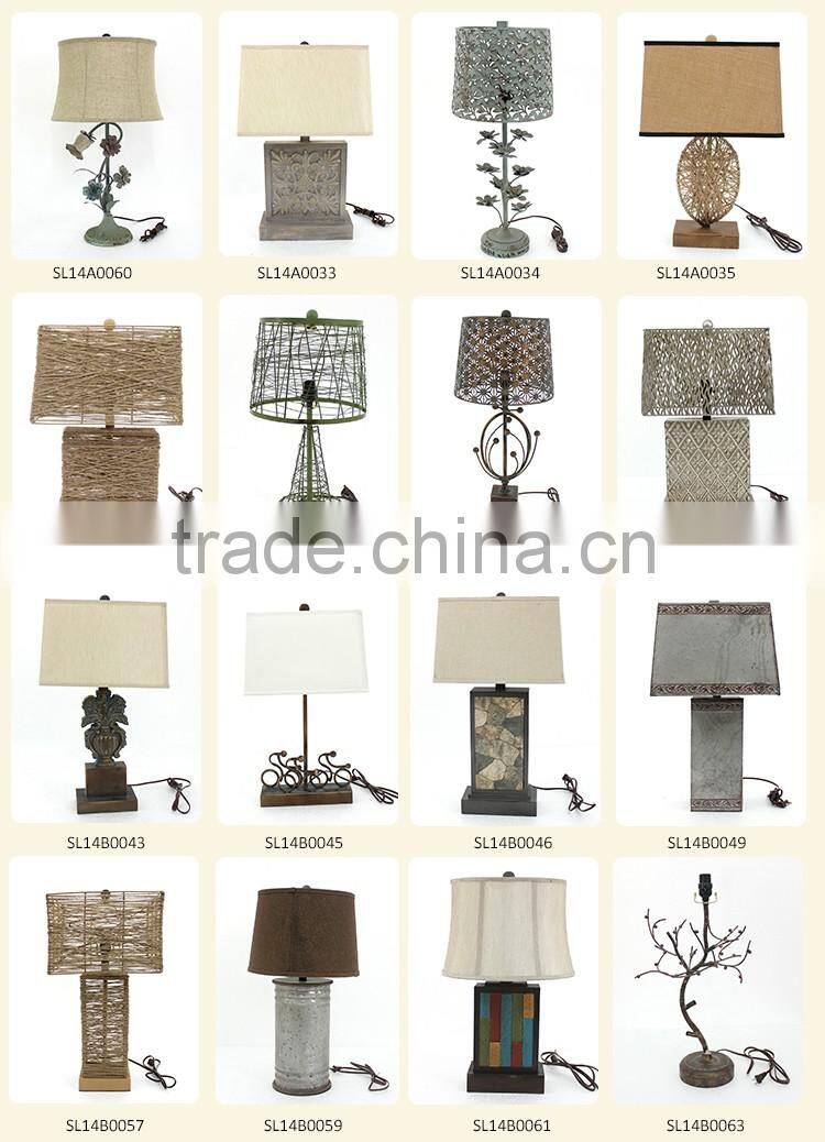 Ancient Style Wood High Brightness Table Lamp