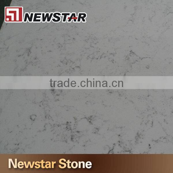 Polishing Volakas white quartz stone tile