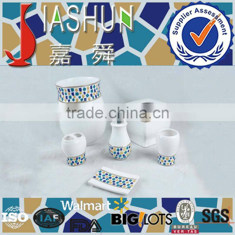 mosaic ceramic bathroom set new design