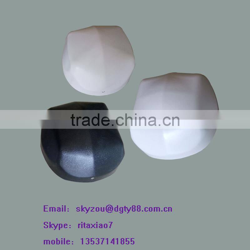 china supplier vacuum formed thick film blister white and black color plastic hats