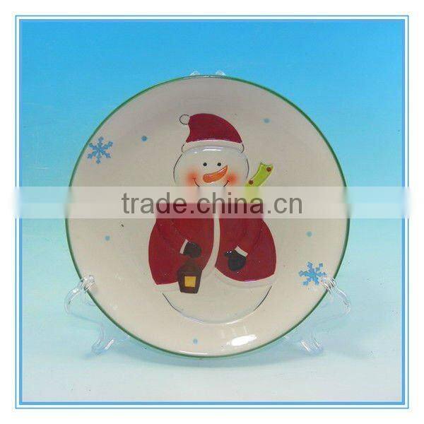 Good quality christmas candy plate