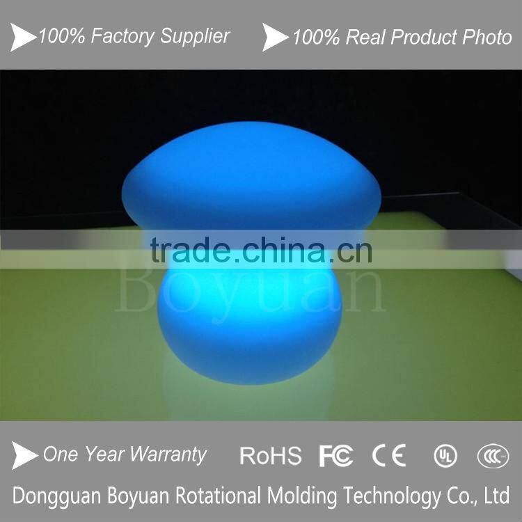 Battery operated rechargeabel home furniture room mushroom light table lamp