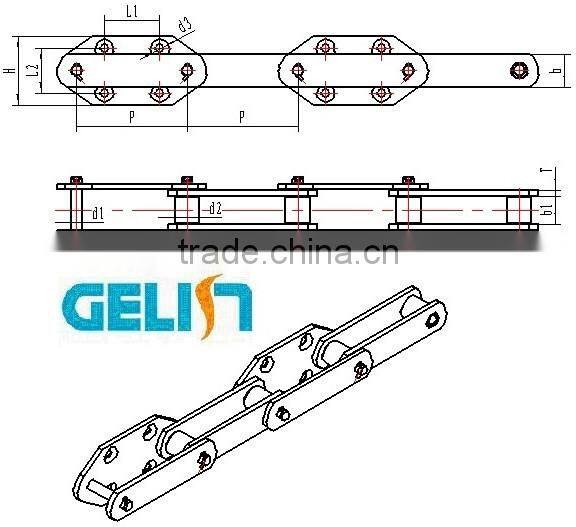 Heavy Duty Elevator Chains for Cement Industry