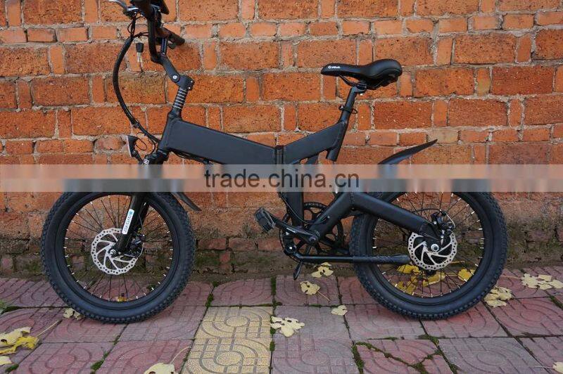 20 inch electric folding bike mountain electric bike electric fat tire bike