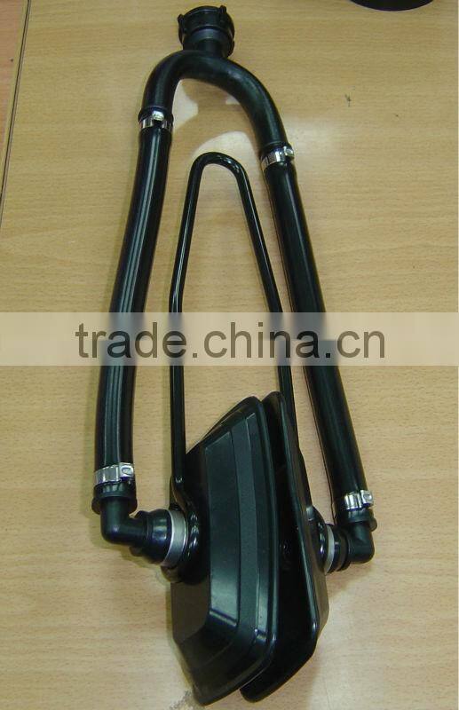 Dual feed motor flusher