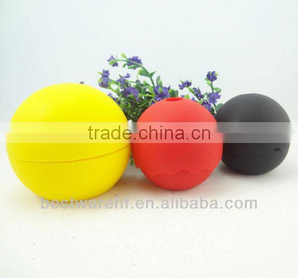 2014 Pop sell silicone ice ball trays, ice sphere molds