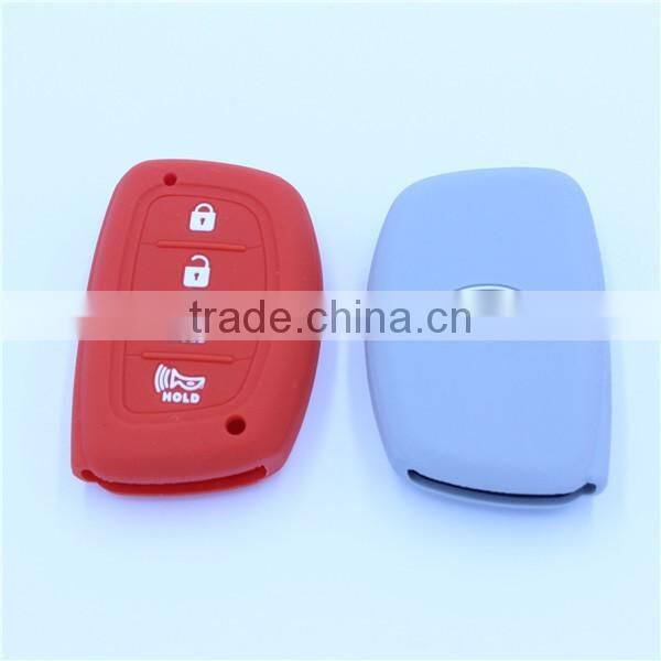 New Design silicone car key cover for hyundai 4 buttons