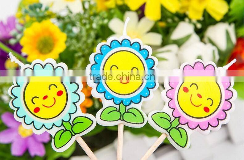 Sun Flower Birthday Candle for Children