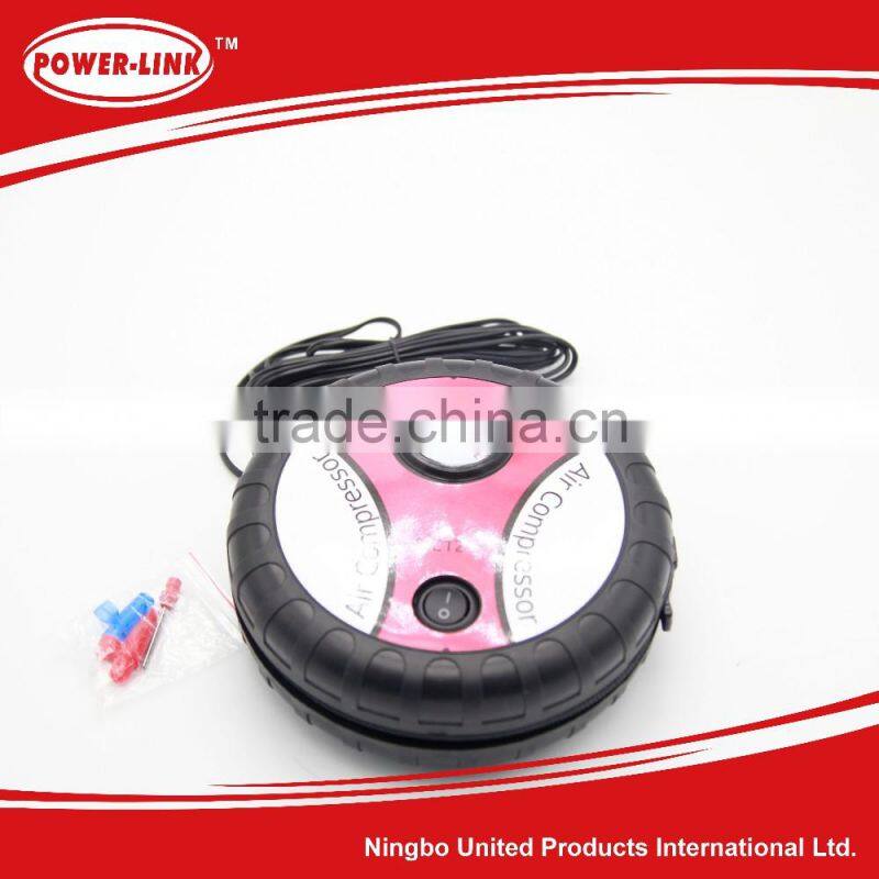 new 250PSI roundness Single cylinder metal auto inflator car pump