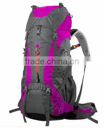 New waterproof 60L large size camping hiking backpack