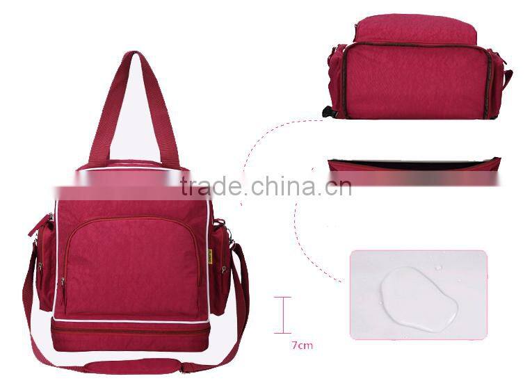 600D polyester best diaper organizer bag