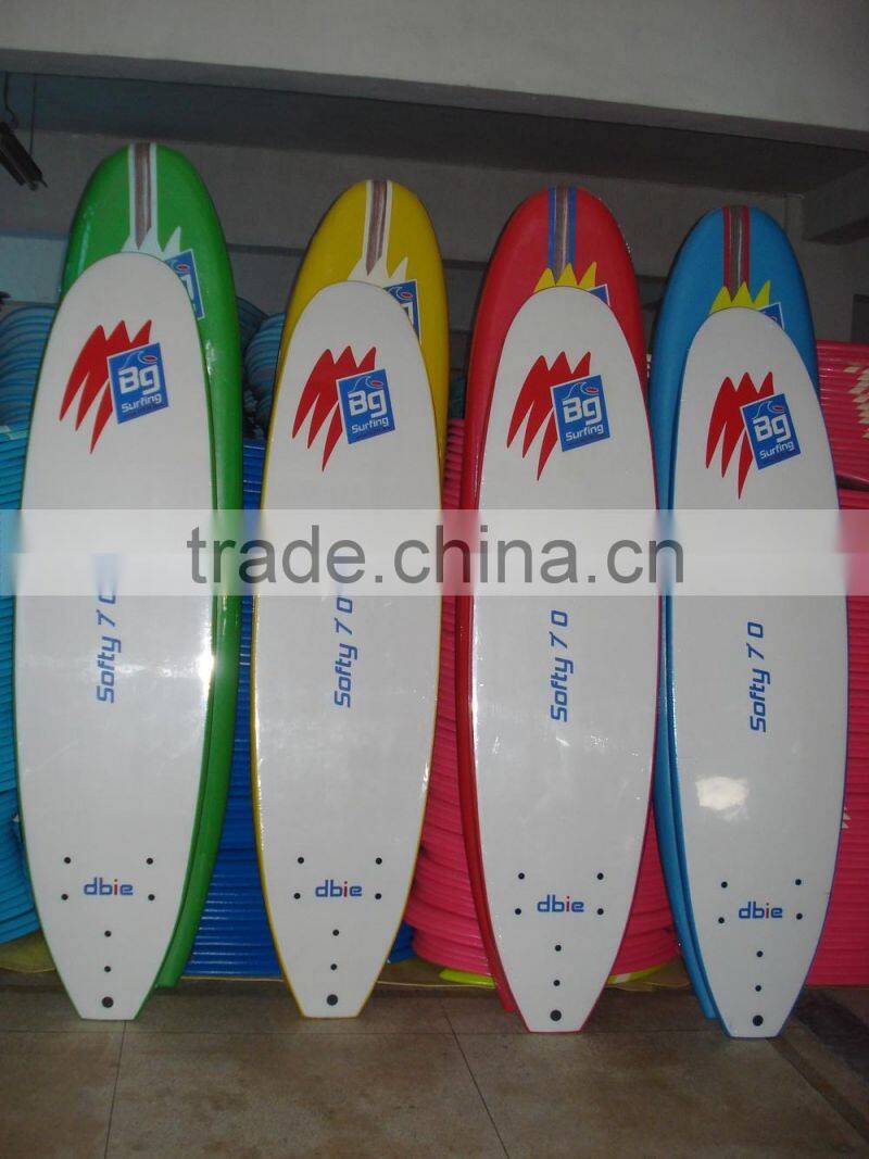 Soft surfboard/surfing board/BG surfing