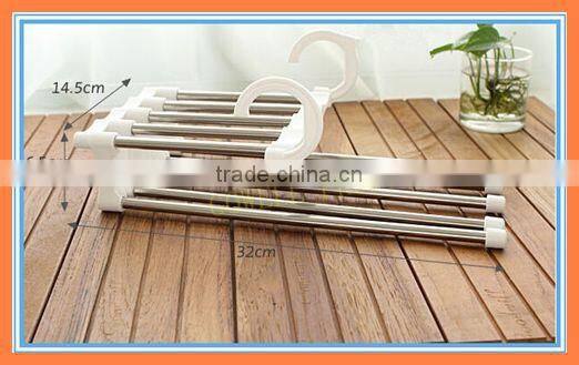 Trousers Hanger/Rack, Multifunction Pants Hanger/Rack,Foldable Trousers Hanger/Rack