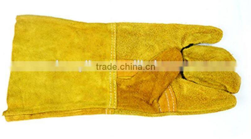 Berrylion tools gold colors protective long working safety gloves