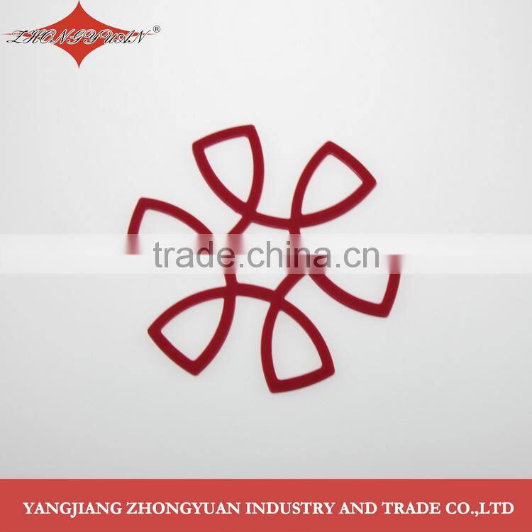 Square shape heating resistant non-stick silicone mat for baking