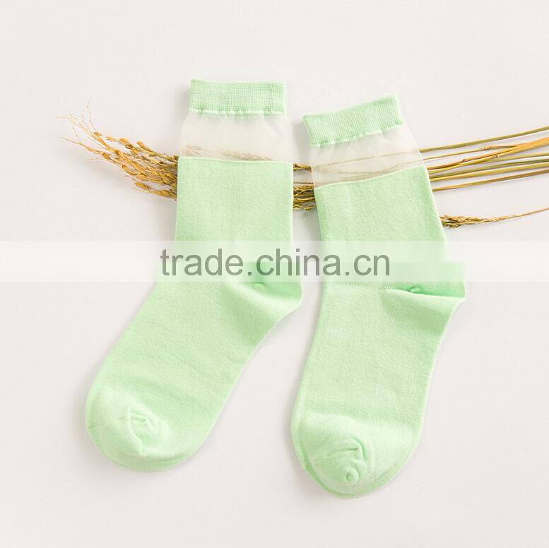 Candy Color Young Girls Socks Cheap Women Socks Wholesale