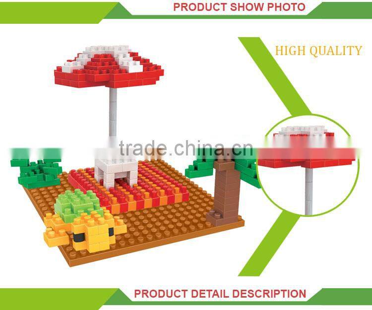 Most popular diy educational baby play small plastic building connector toys