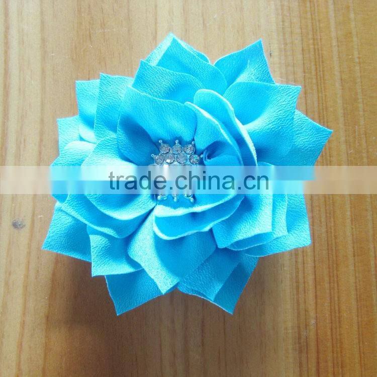 fabric flower clip for kids hair accessories