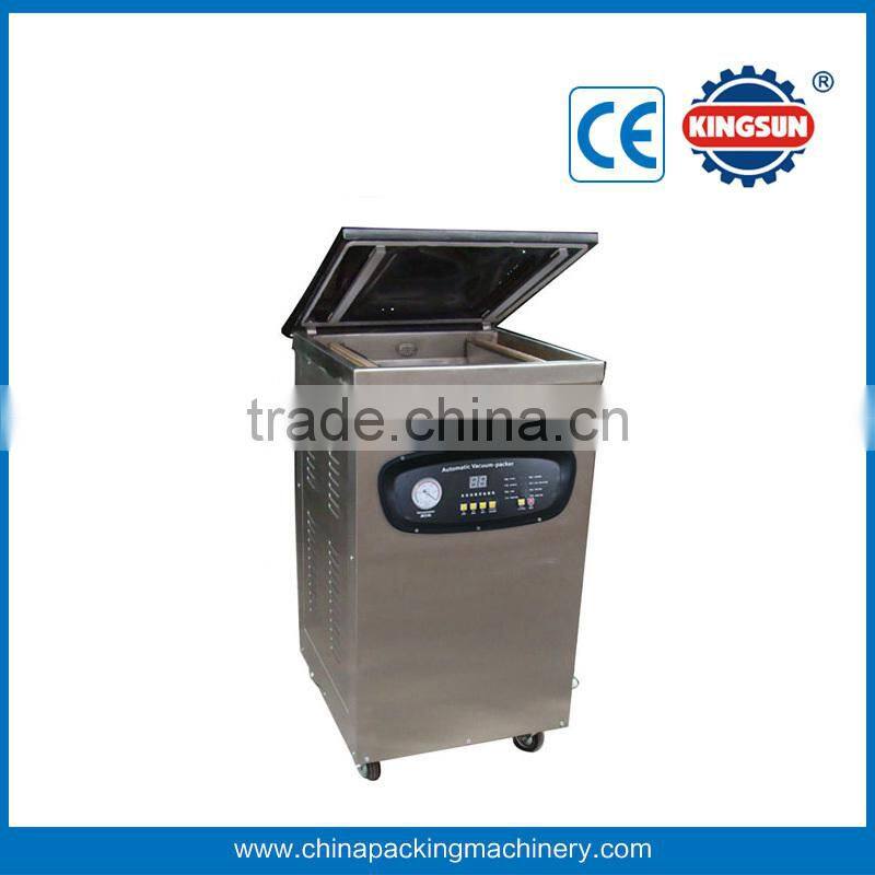 Single chamber food vacuum packaging machine