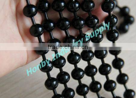 Curtain Wall 12mm Black Ball Chain