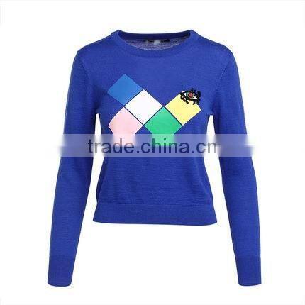 2017 Fashion knitted sweater Pullover jumpers knit woman sweater