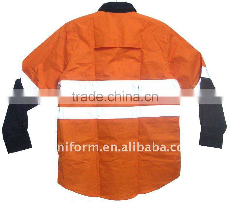 HIigh visivility reflective flame retardent work shirt(OEM)