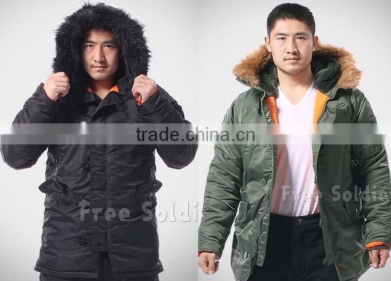 Seibertron N-3B Parka Men's Winter Outdoor Parka Military Windbreaker parka
