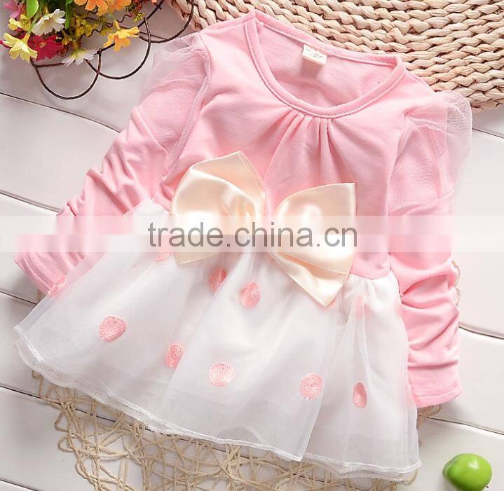 Hot children dress for 2-7 year old little girl party dress picture children frocks design