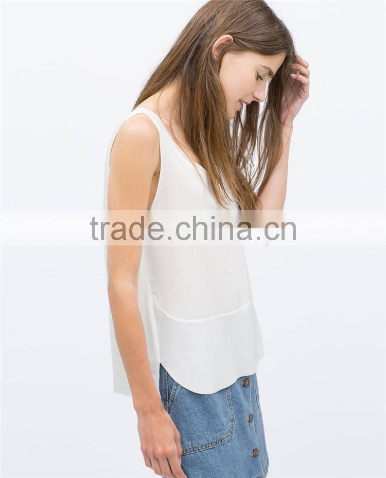 Bulk women tank top with pocket wholesale