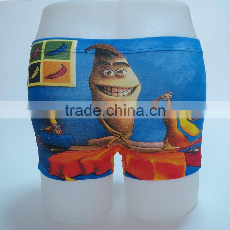 2016 New Style Men Brand of high Quality Underwear Cotton Print Classic Male Boxer