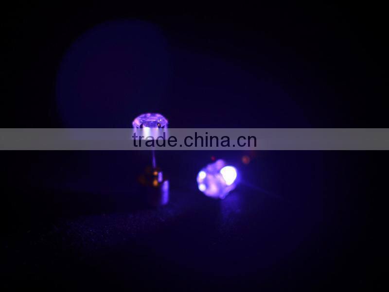 Wholesale Crystal Lighting LED Ear Stud new ear nail