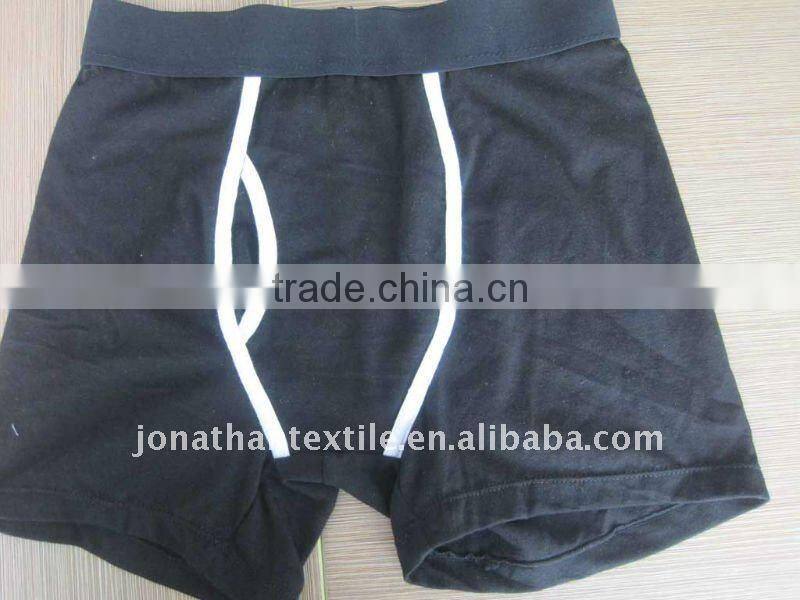 simple traditional style! men's boxer shorts! 95/5 cotton/spandex underwear for men