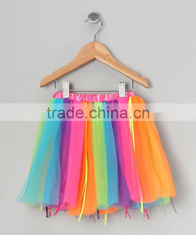 Most Popular Products 2013 Rainbow Satin Pettiskirt