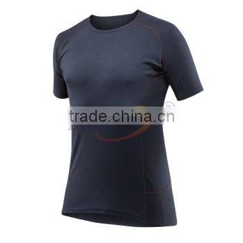 Wholesale merino wool short sleeve man t-shirt