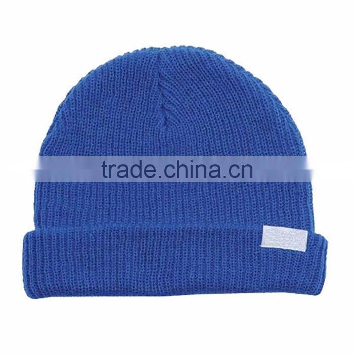 Custom Cheap Benie Hat Knitting Pattern Mens Hat Teenagers Knitted Beanie Hat