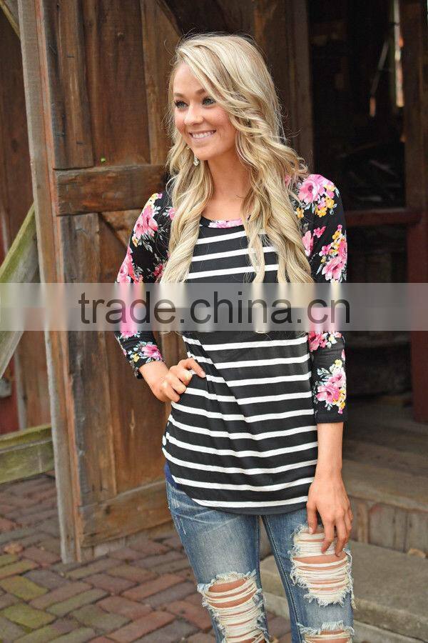 long sleeve Tunics Tops Tee Loose Casual Blouse Crewneck